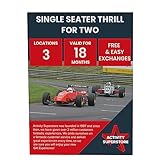 Activity Superstore Single Seater Thrill for Two Gift Experience Voucher, 18-month Validity, Experience Days, Driving Gifts, Track Days, Birthday Gifts