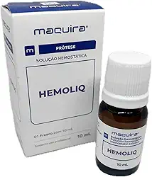 Hemostático Solução 10ml Hemoliq Conter Estancar Sangramento