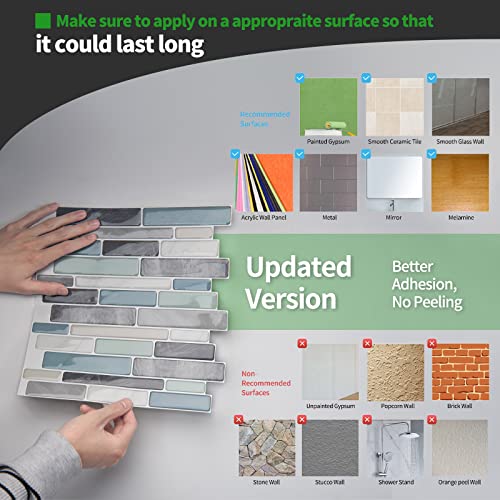 Longking LKA1276 Self-Adhesive Kitchen Backsplash thumb #5