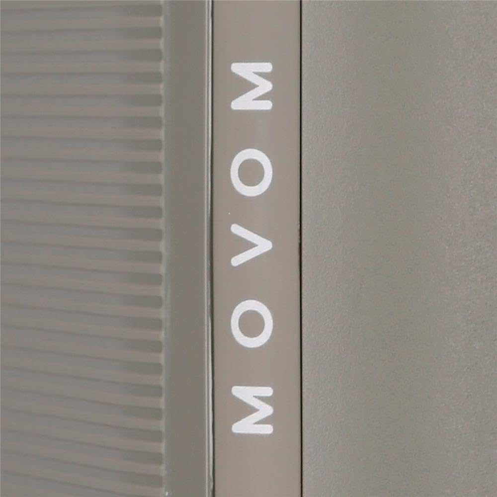 Movom Inari ABS Hartschalenkoffer, Verschiedene Größen, Schwarz, Grün, Rot, Grau, Polyester, von Joumma Bags, Grey, One Size, Cabin Suitcase