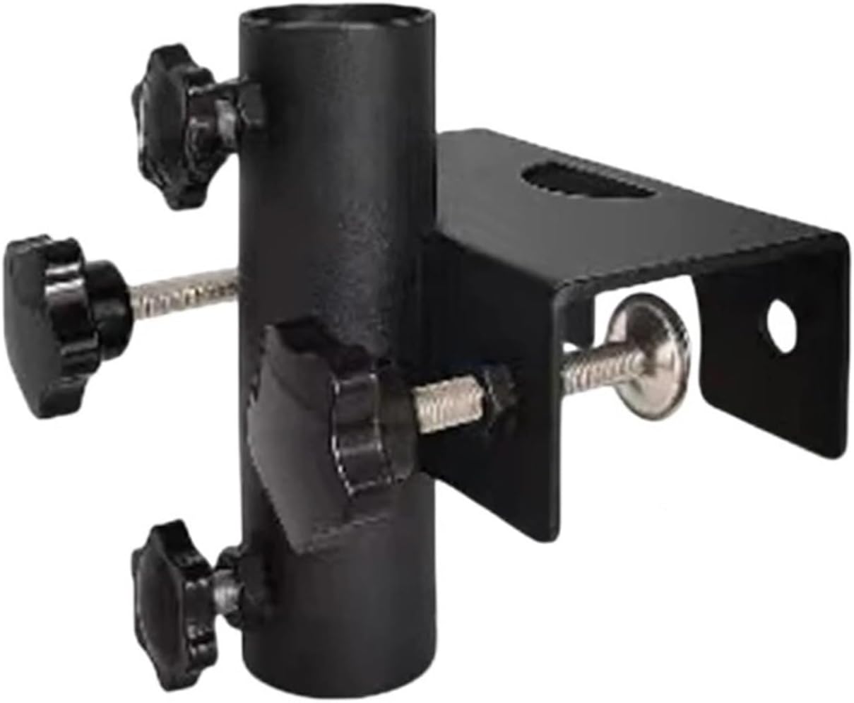 Iron Balcony Sunshade Holder Clamp Parasol Support Bracket Patios Sunshade with Easy to Installation Antirust