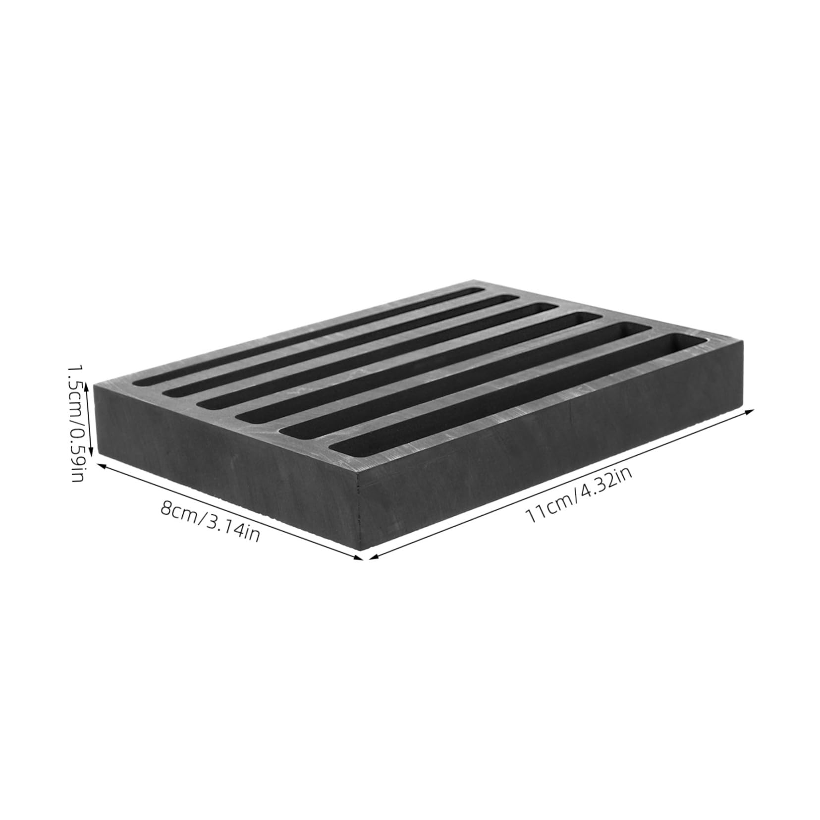 SHINEOFI 5piezas Molde De Reutilizable Para Fundición De Molde Para Lingotes Plata Herramienta De Fundición De Superior Para Experimentos De Metal Diseño y