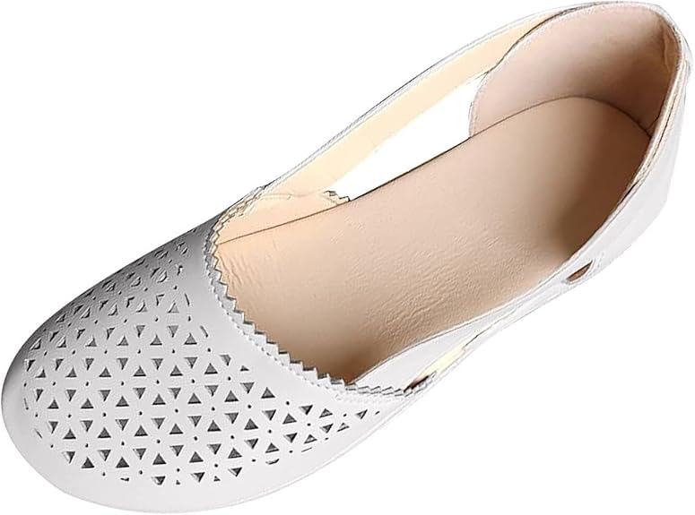 Enjerr Orthopedic Shoes Womens, Lightweight Breathable Slip-On Sneakers Comfortable Knitted Supportive Shoes