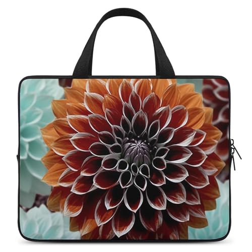 Pochette ordinateur 15 pouces dahlia sac transport pc portable pour le bureau