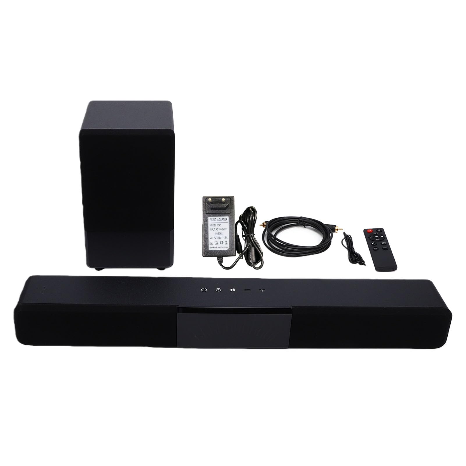 Generic Altoparlante Bluetooth 6.3 Altoparlante Home Theater Wireless di qualità Senza Perdita con Subwoofer per TV Bluetooth per Audiofili (Spina europea)