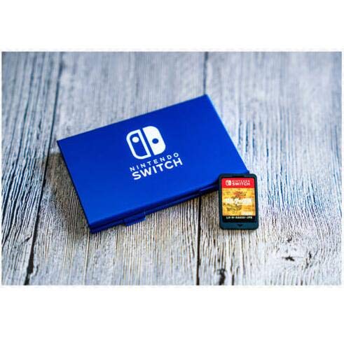Leyeet Caja de Tarjeta de Juego para Nintendo Switch 6 Ranuras Caja de Almacenamiento de Material de Metal de Aluminio Conveniente para Usar Cover