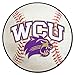 FANMATS 645 Western Carolina Catamounts Baseball Shaped Accent Rug - 27in. Diameter