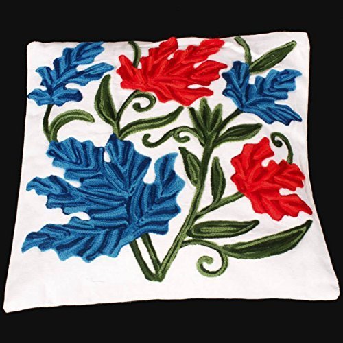 Set of two Embroidered cushion cover 16x16 inches **Free