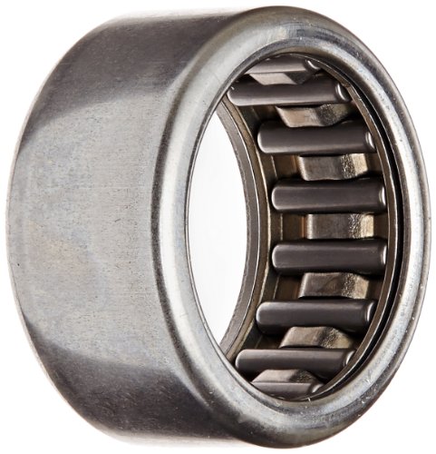 Koyo HK1812 Needle Roller Bearingd Drawn Cup, Open, Steel Cage, Metric, 18mm ID, 24mm OD, 12mm Width, 18000rpm Maximum Rotational Speed