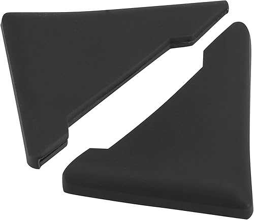 X AUTOHAUX 2 unids PVC universal puerta esquina borde guardias parachoques cubierta negro