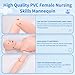 Medical Mannequin for Training, Male-Female Patient Care Medical Manikin Highly Simulated CPR Human Manikins with 3 Muscle Module & Patient Gown & Urinary for Teaching Pratice