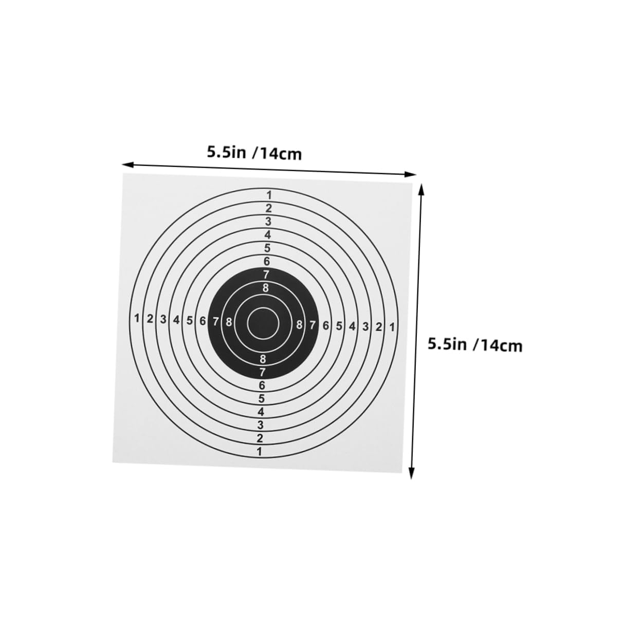 LIOOBO Targets for Backyard 200pcs Paper Target Sheets Archery Practices Compound Bow Archery Accessories