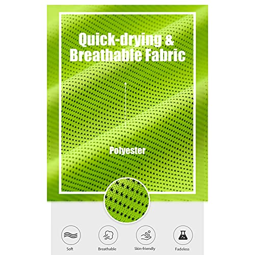 Moochy Colete esportivo masculino de secagem rápida respirável com emenda para a pele, camiseta espo