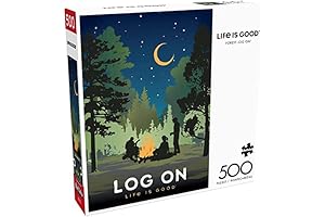 Life is Good Forest Log On 500-Piece Puzzle