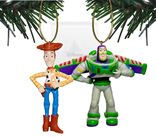 Disney y Pixar de 'Toy Story Woody & Buzz Lightyear adorno de vacaciones Set de 2