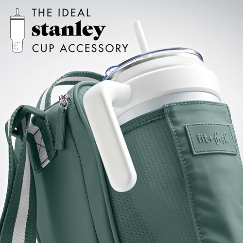 Fit & Fresh Nina Crossbody Bottle Holder w/Insulated Compartment - image 6