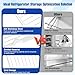 240360908 Refrigerator Shelves 2 Pack Compatible with frigidaire & kenmore Replace 240360901, 240360905, 3189137, AP5805565, EAP9492365, 25 1/2 X 16 1/2 Inch Fridge Wire Shelf