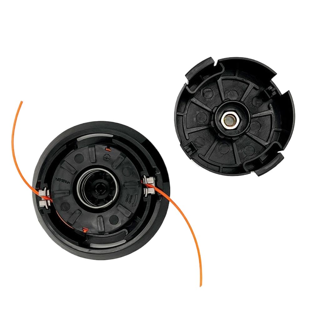 Tête de rechange pour outils de jardin - Nylon noir - Filetage M10 x 1,25 mm