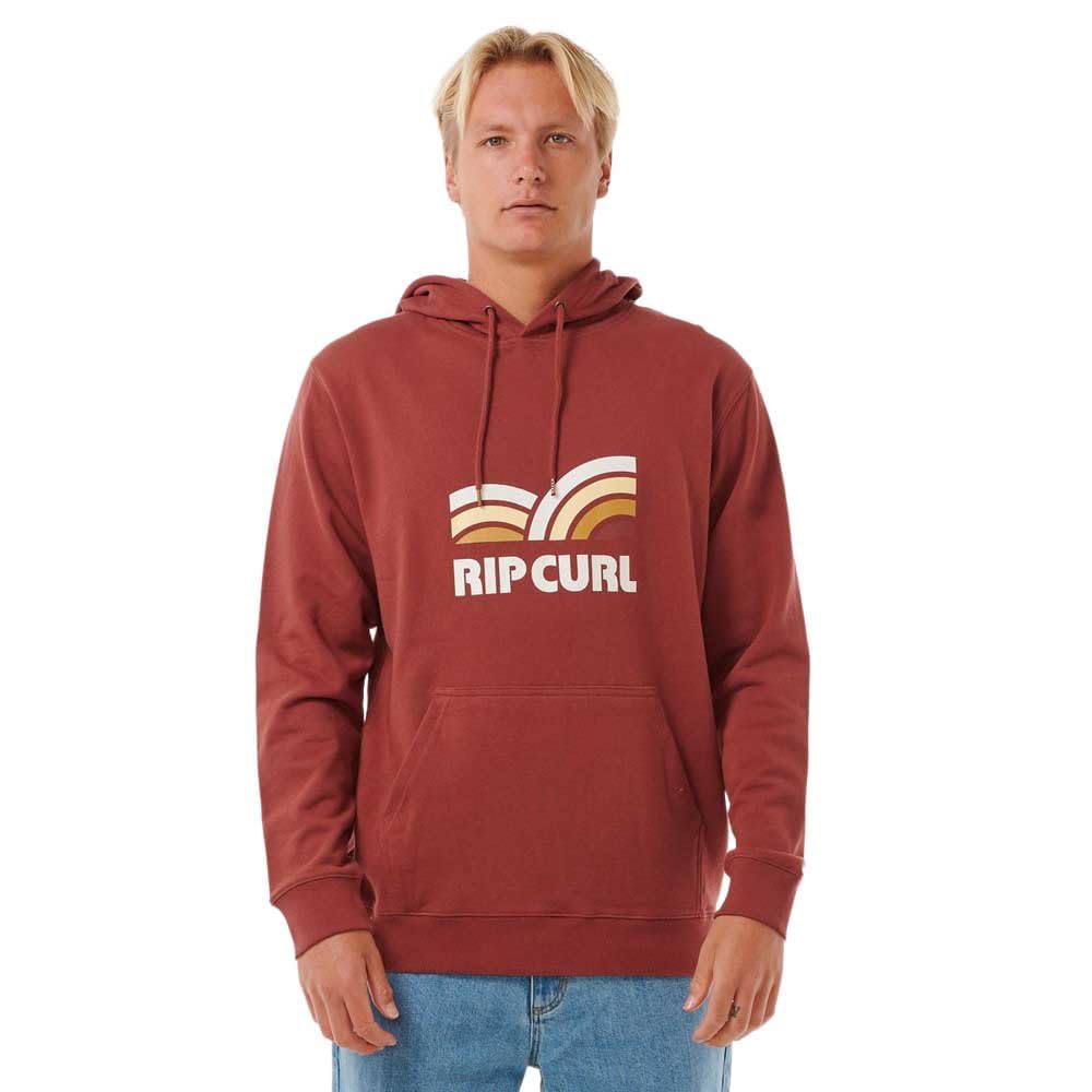 Rip Curl Men's Red Surf Revival Capture Hoodie L