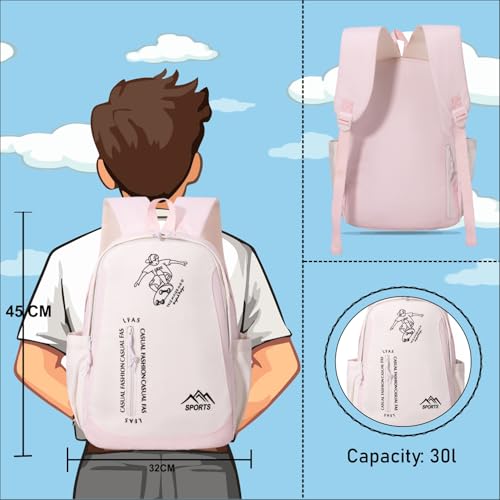 Image of Tinttot 30 Litre, Japanese Korean Style Capybara Niche College Students Light weight School bag Women's Travel Backpack