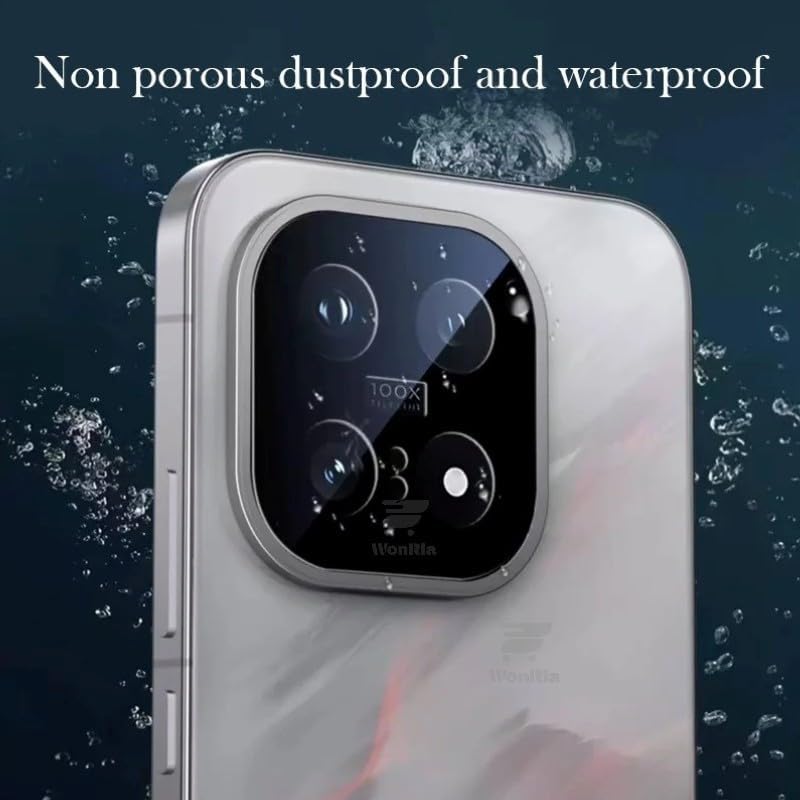 Image of Pack 1- Back Camera Glass Protector for iQOO 15 5G [3D Premium] Camera Glass Protector (Black)