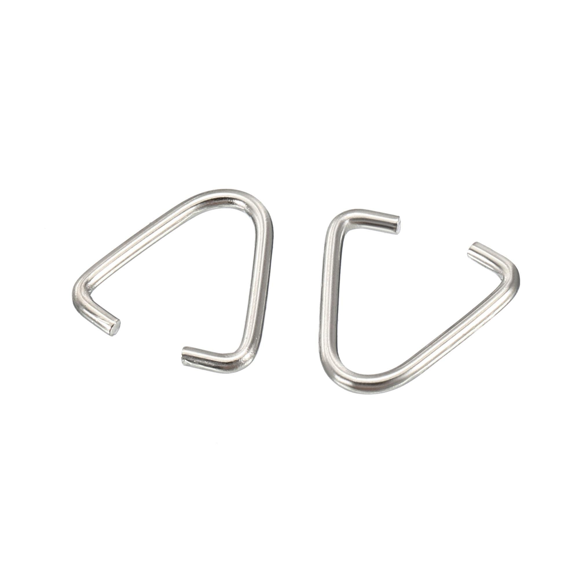 50-200pcs Triangle Loops Jump Rings Multi Size Split Rings Open Rings Connectors Clasps Hooks For Jewelry Making Accessories - 36