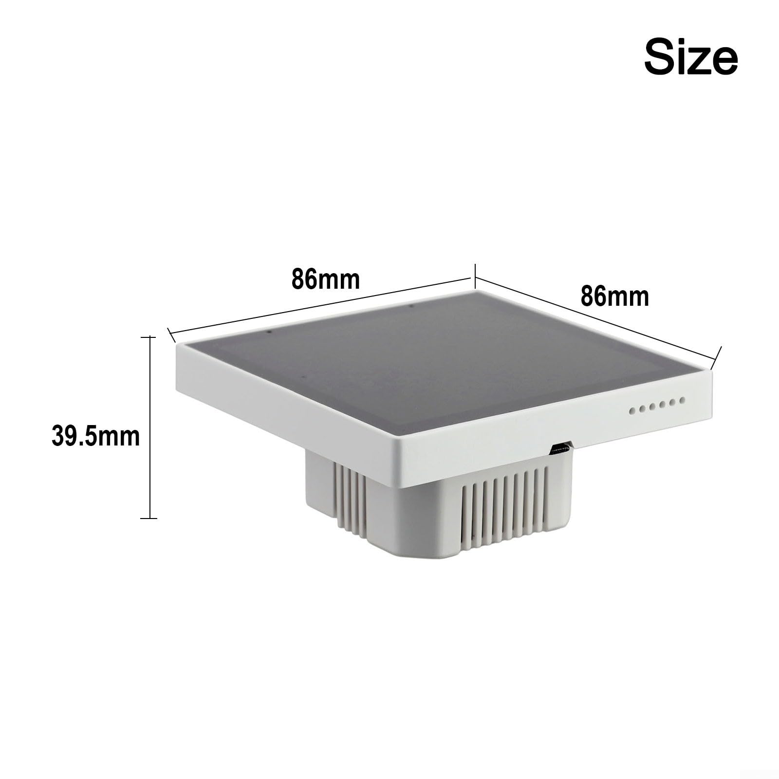 per Sonoff NSPanel Pro Smart Home Pannello di controllo con per zigbee per gateway, hub touch screen Wi-Fi per gestione dei dispositivi, scene e sorveglianza della fotocamera, nero (bianco)
