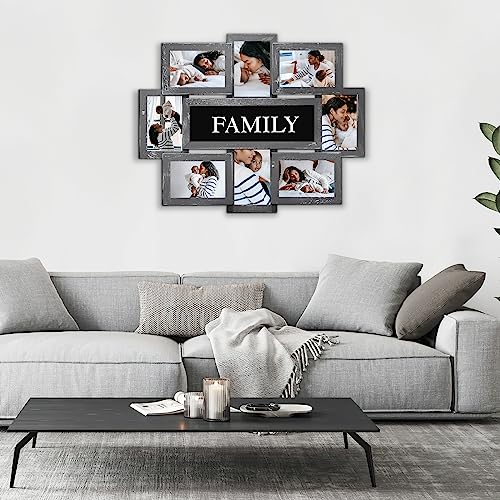 HELLO-LAURA-Family-Picture-Frames-Collage-Wall-Decor-8-Opening-Collage-Picture-Frames-for-Wall-4×6-Picture-Frame-Photo-Collage-Frame-Wall-Hanging-Gallery-Frame-for-Living-Room-Bedroom-Grey HELLO LAURA Family Picture Frames Collage Wall Decor 8 Opening Collage Picture Frames for Wall 4×6 Picture Frame Photo Collage Frame Wall Hanging Gallery Frame for Living Room Bedroom Grey