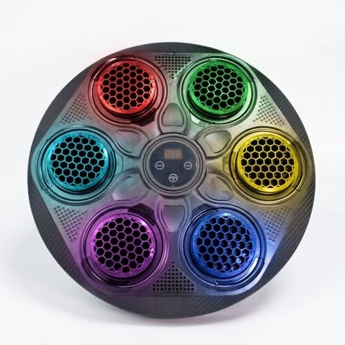 Máquina de Boxe Musical Inteligente com Bluetooth e Luz RGB