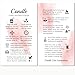 Havongki - 200 pack - Premium Handmade Candle Care Instruction Cards Pink White 2x3.5 in, Small Business | Soy Bees Wax Melt, Candle Makers, Making Supplies Kit Set, Containers, Jars, Package
