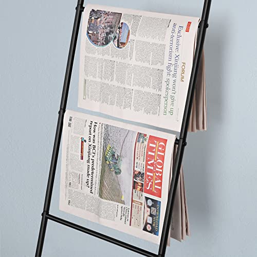 Blanket Ladder Towel Ladder For Bathroom Blanket Rack For Living Room Bathroom Laundry Room Black #TOP3