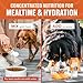 Chicken Bone Broth Concentrate for Dogs - Collagen Protein Supplement for Digestion, Mobility, Coat, Immune System, Joints - Healthy Dog Food Topper - Human Grade, Made in USA (16 oz, 30 Servings)