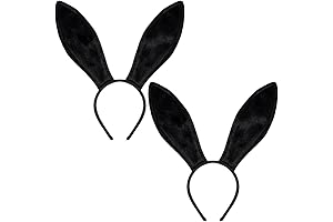 Black Bunny Ears Headbands