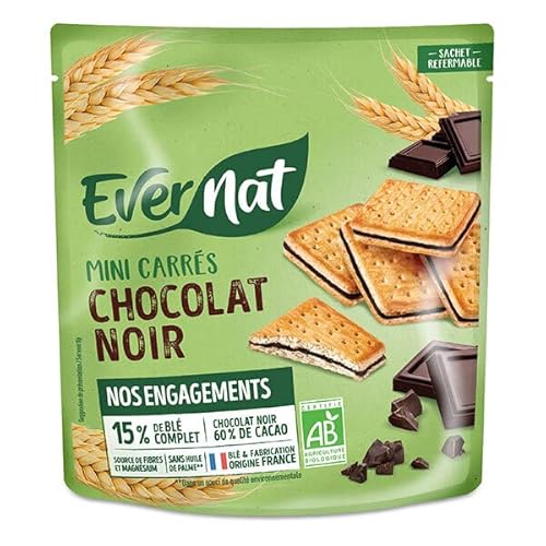 EVERNAT - MINIS CARRES CHOCOLAT NOIR 180G Cover