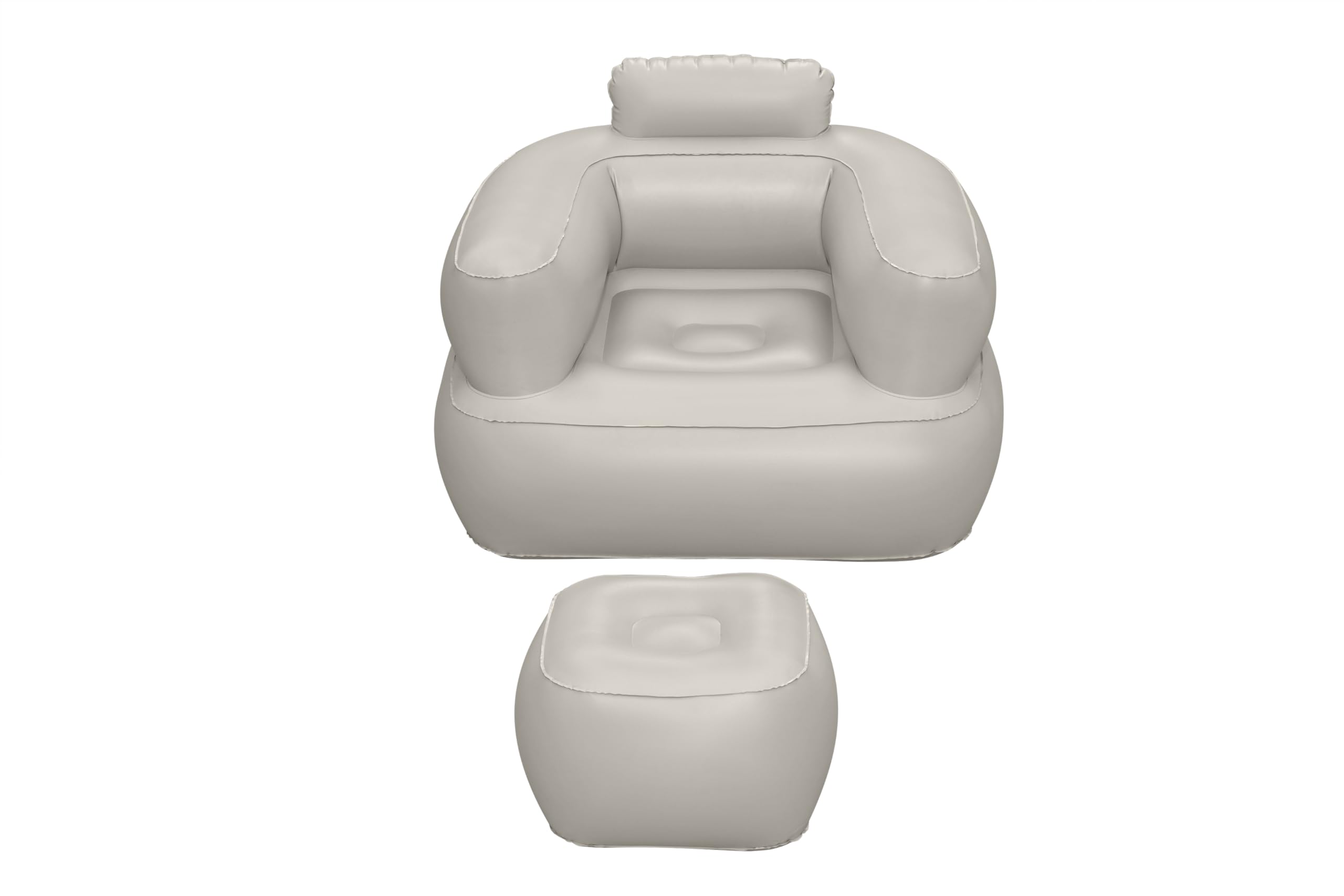 Bestway Fauteuil conflable Comfi Cube - 107 cm x 99 cm x 80 cm - Vert - Gris
