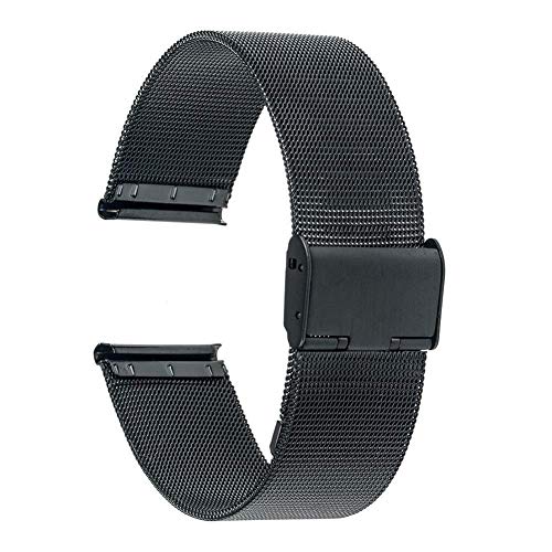 Sangle de montre en acier inoxydable respirant et ajustable pour un maintien parfait