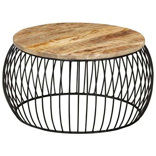 VidaXL Tavolino da Salotto Ø68 cm in Legno di