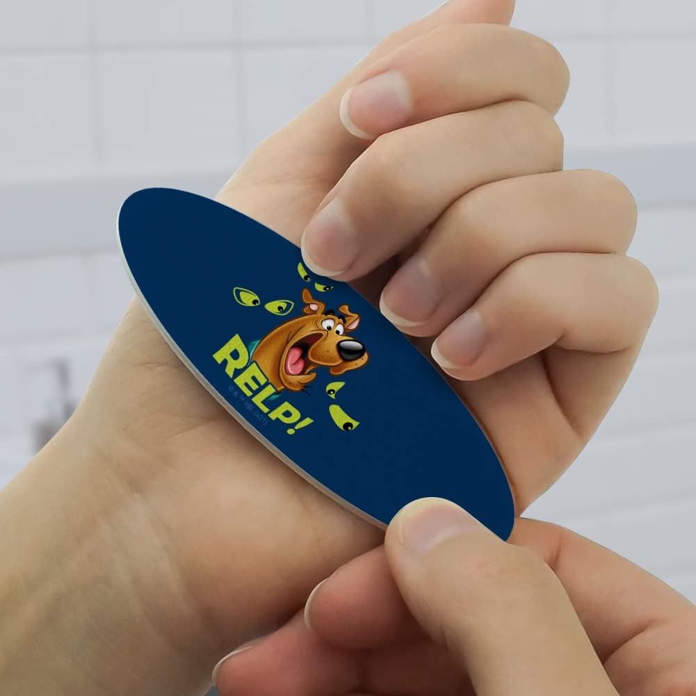 Scooby-Doo Relp! Double-Sided Oval Nail File Emery Board Set 4 Pack