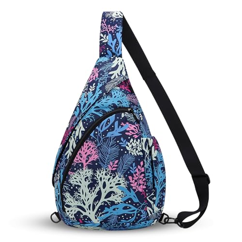HUA ANGEL Bolsa De Pecho Unisex Con Correa Ancha Casual Mochila Bandolera Hombre Bolso Pecho Mujer Cruzado Deporte Universidad Viaje Trabajar Correr Senderismo Uso Diario