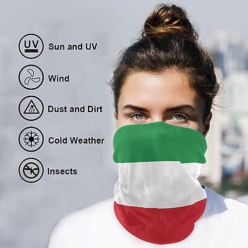 Image of Men Women Bandanas Neck Gaiter Headwrap Balaclava | Seamless Face Cover Scarf Neck Warmer Breathable Headwear for Hiking Cycling