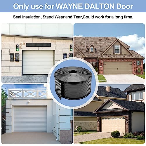 Garage Door Bottom Seal 154448 Fits Replacement Wayne Dalton Garage Door Bottom Seal, Weather Stripping 16 Feet by cowarca - Image 7