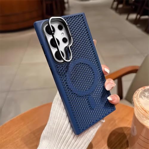 Coque antichoc Samsung S24 Ultra avec anneau magnétique et refroidissement passif