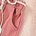 YOUNGER TREE Toddler Baby Girls Clothes Watermelon T-Shirt + Linen Shorts with Belt Cute Summer Short Set (Pink, 2-3 T)