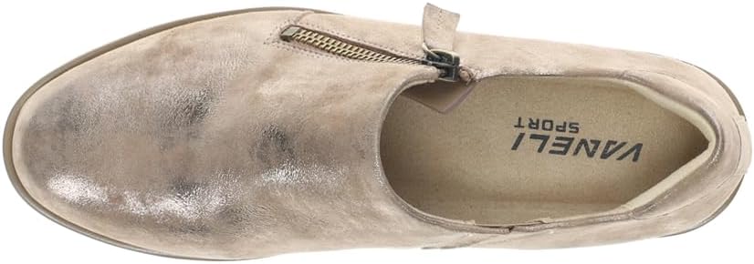VANELi Womens Quill Athleisure Zippered Sneakers Shoes Casual - Gold