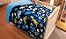 MB Collections Kids Soft & Warm Sherpa Baby Toddler Boy Sherpa Blanket Navy Blue Dinosaurs Multicolor Printed Borrego Stroller or Toddler Bed Blanket Plush Throw 40X50 # Dinosaurs