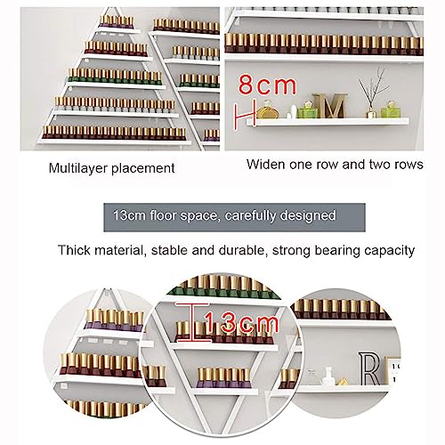 Support vernis à ongles mural étagère huile essentielle métal