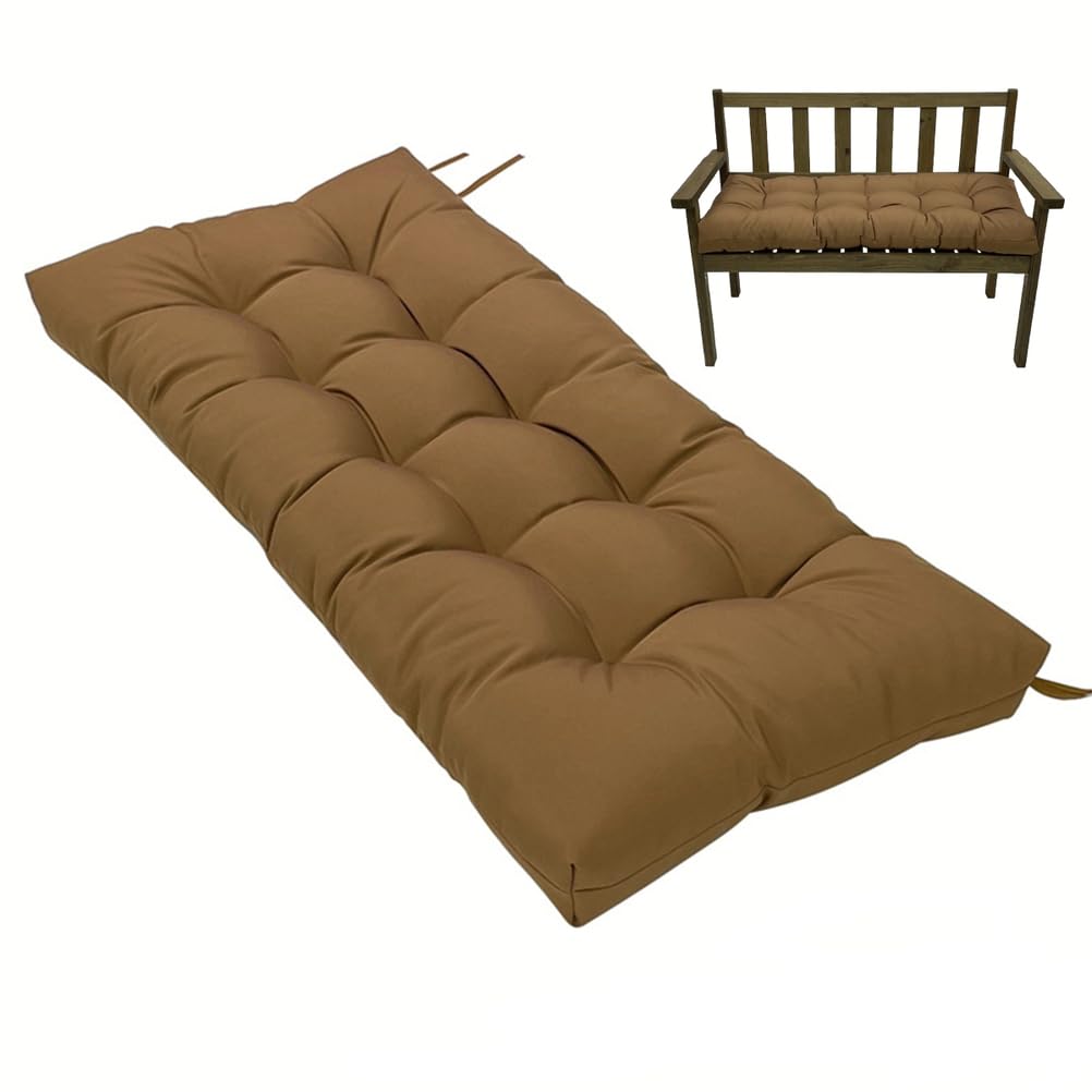 Coussin de banc de jardin 2 3 places matelassé et grand coussin causeuse extérieur durable