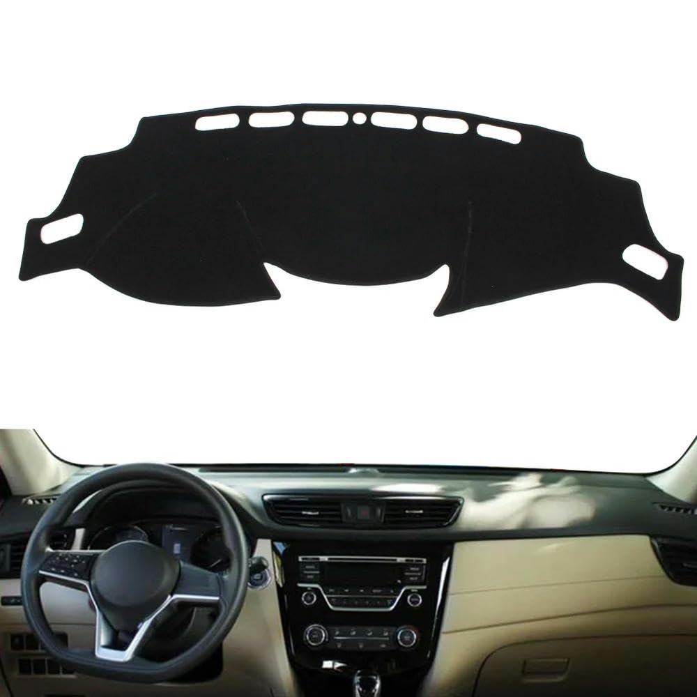 Car Dashboard Cover Sun Shade Avoid Light Mat Pad Dashboard Grip Mat Instrument Panel Carpe For Nissan Rogue 2014 2015 2016 2017 2018 LHD