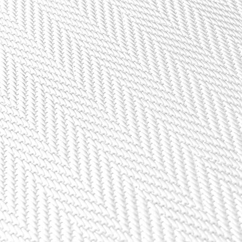 The Texture Brand Wheeled Trunk - Silver Chevron - Large #TOP2