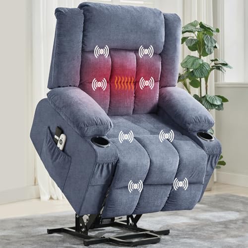 Garvee Massage Heat Power Recliner
